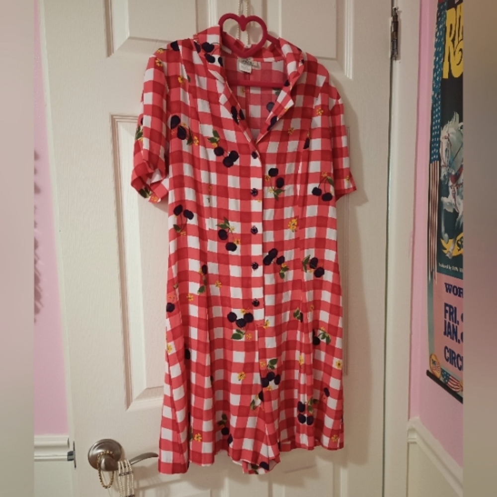 Vintage Cherry Romper